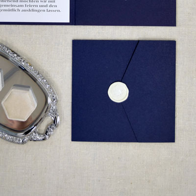 Pocketfold mit Wachssiegel